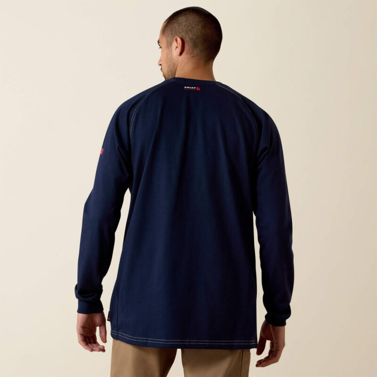 Ariat Men's Flame Resistant Work Crew Long Sleeve T-Shirt Long Sleeve T-Shirts Ariat