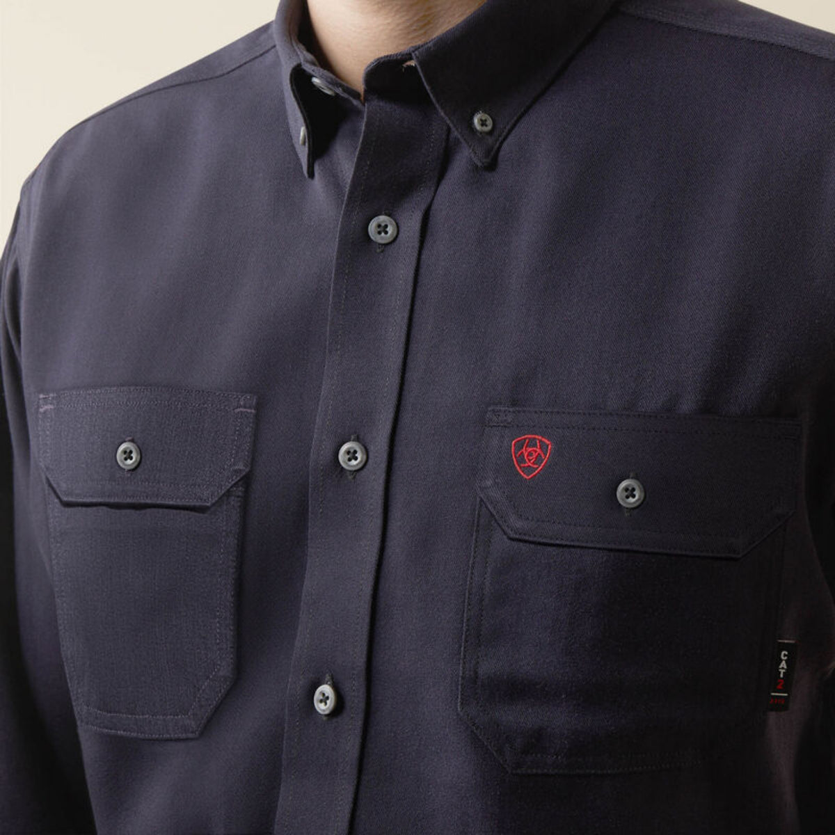 Ariat Men's FR Air Inherent Button Long Sleeve Safety Work Shirt Work Shirts Ariat
