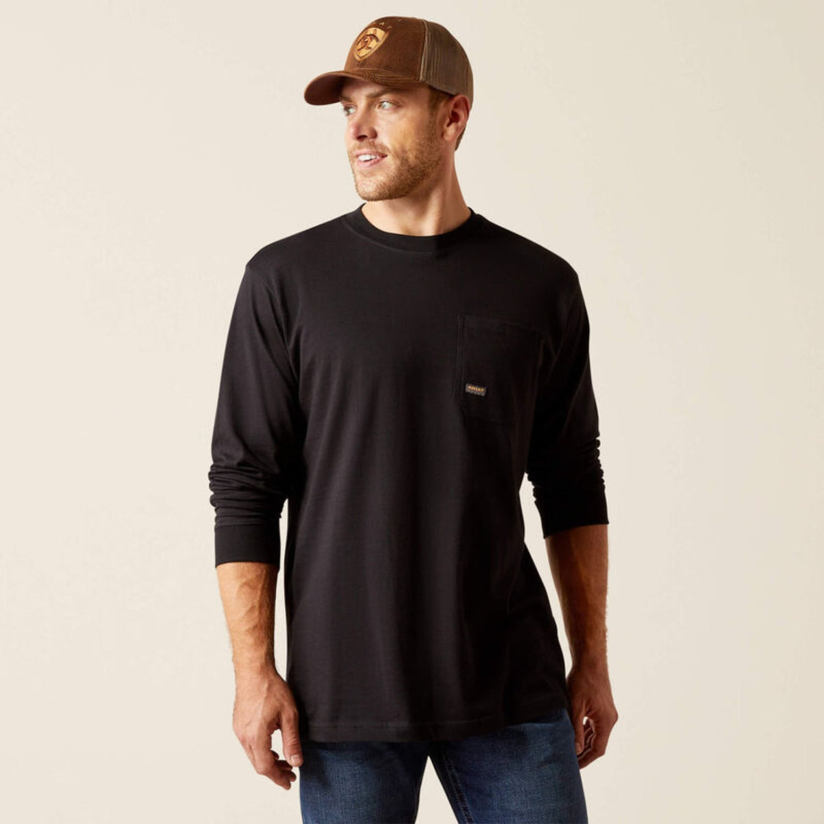 Ariat Men's Rebar CottonStrong Graphic Long Sleeve T-Shirt Long Sleeve T-Shirts Ariat
