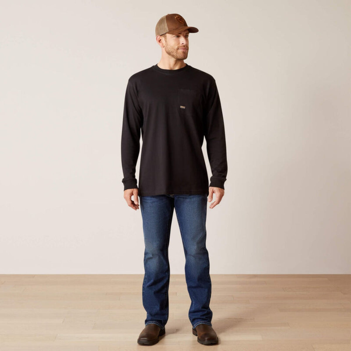 Ariat Men's Rebar CottonStrong Graphic Long Sleeve T-Shirt Long Sleeve T-Shirts Ariat