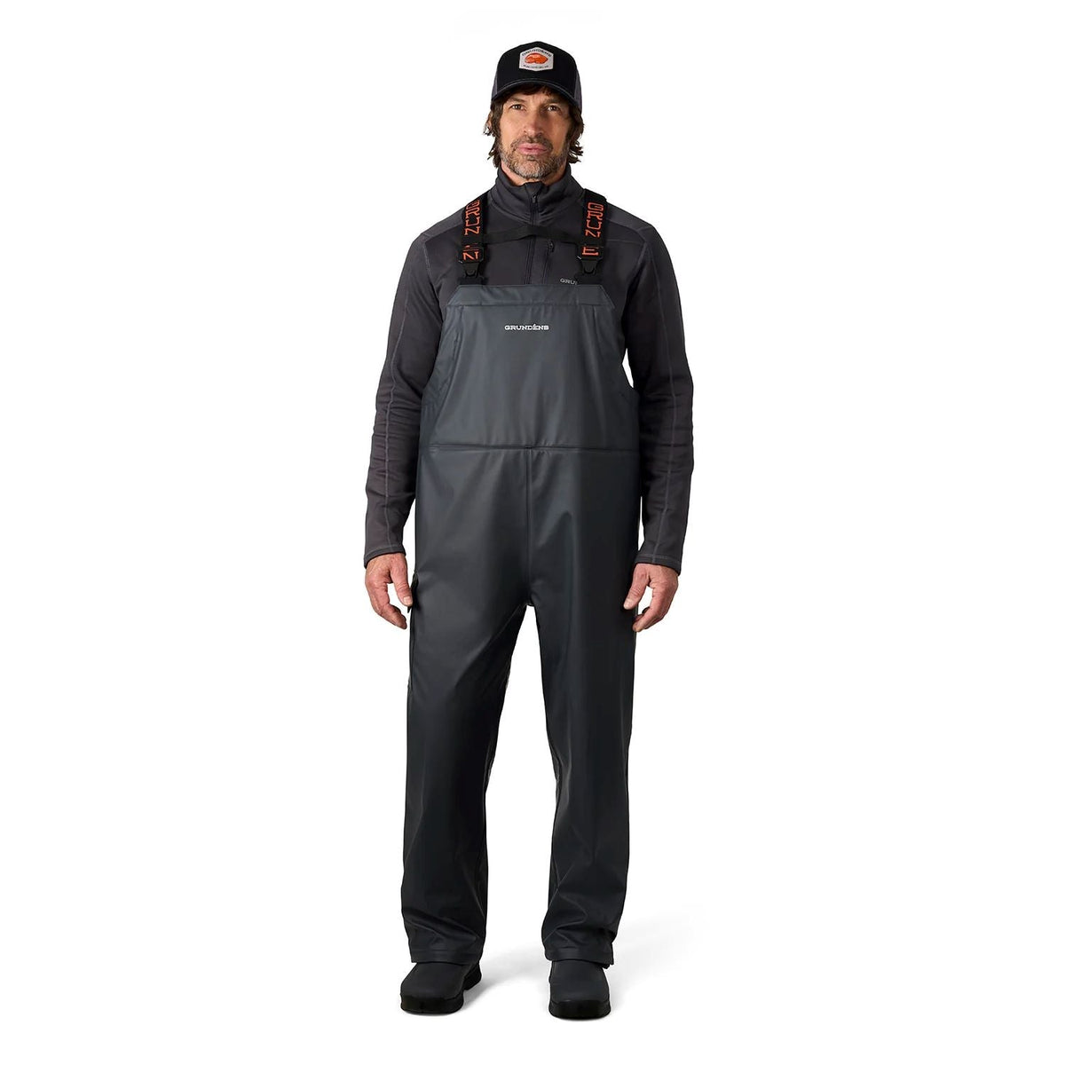 Grundéns Men's Neptune Thermo Waterproof Bib Bibs & Overalls Grundens Anchor 2XL Reg