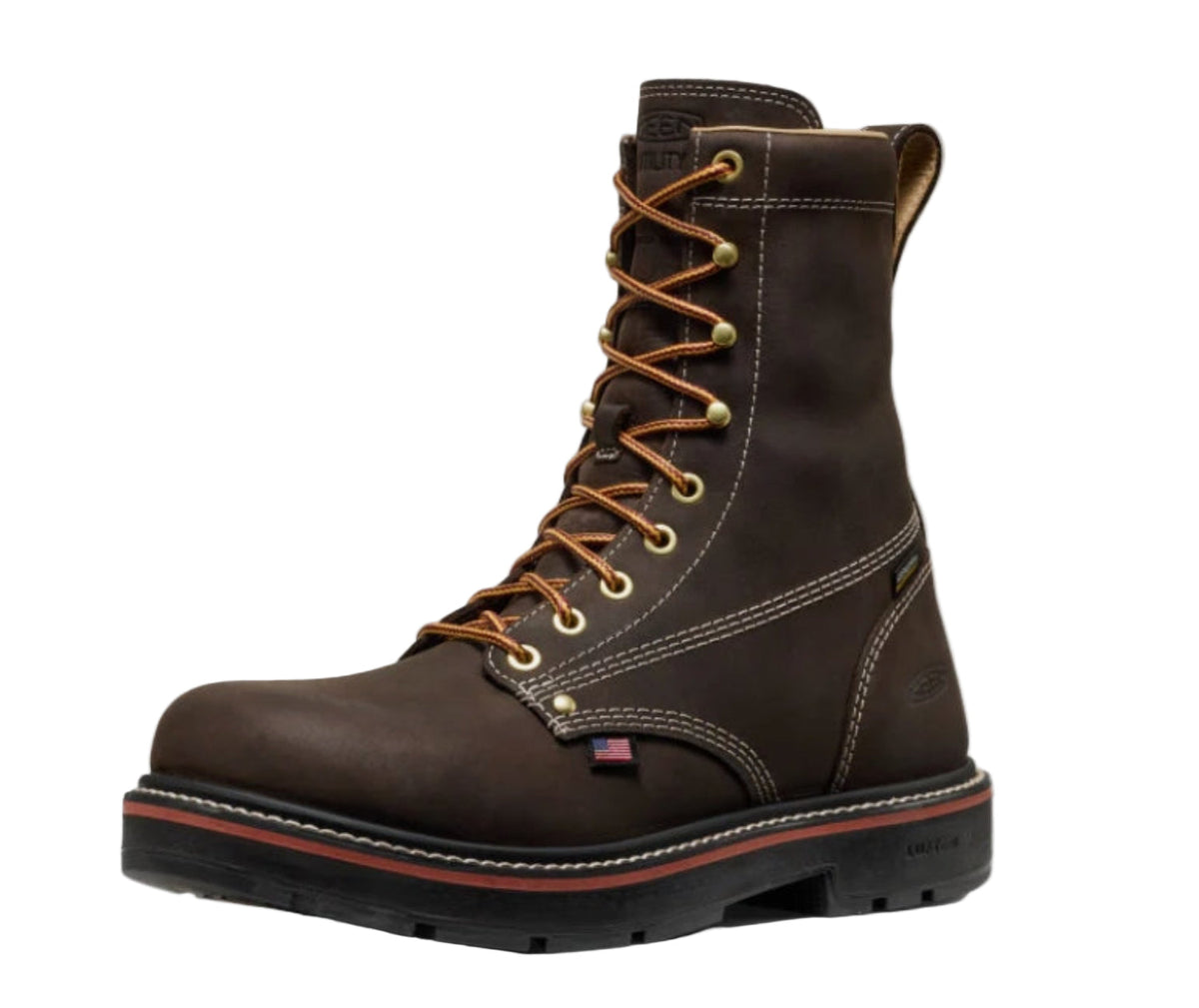 KEEN Utility Men's Liberty 90° 8" Waterproof Carbon Toe Work Boot Work Boots KEEN Utility