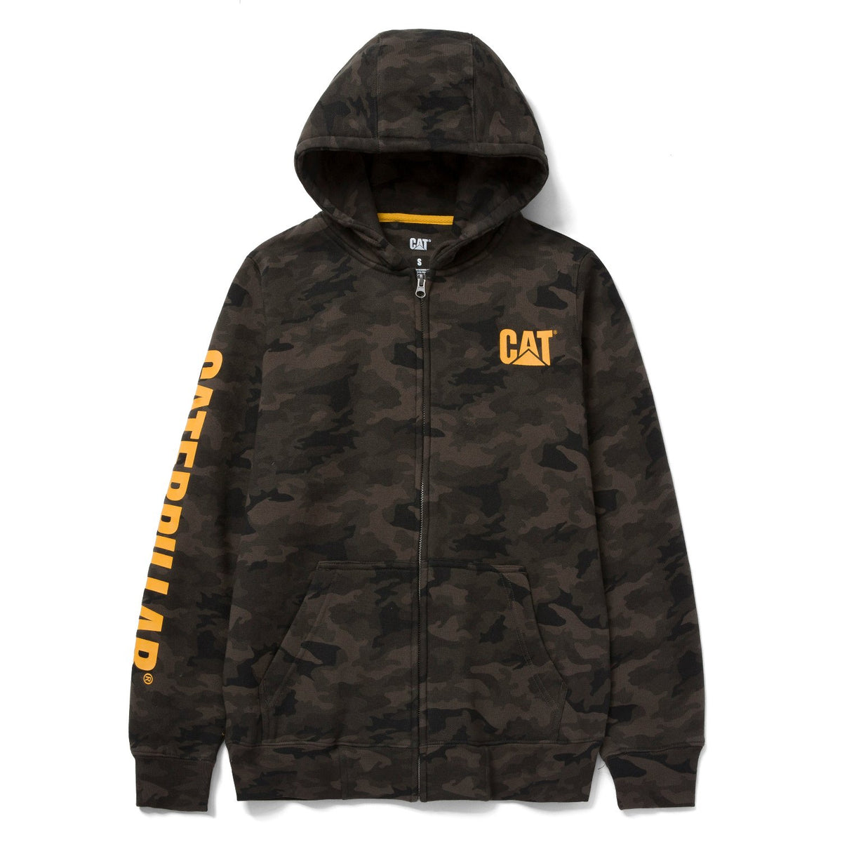 CAT Women's Trademark Banner Full Zip Hoodie Sweatshirts & Hoodies CAT Night Camo 1XL Plus