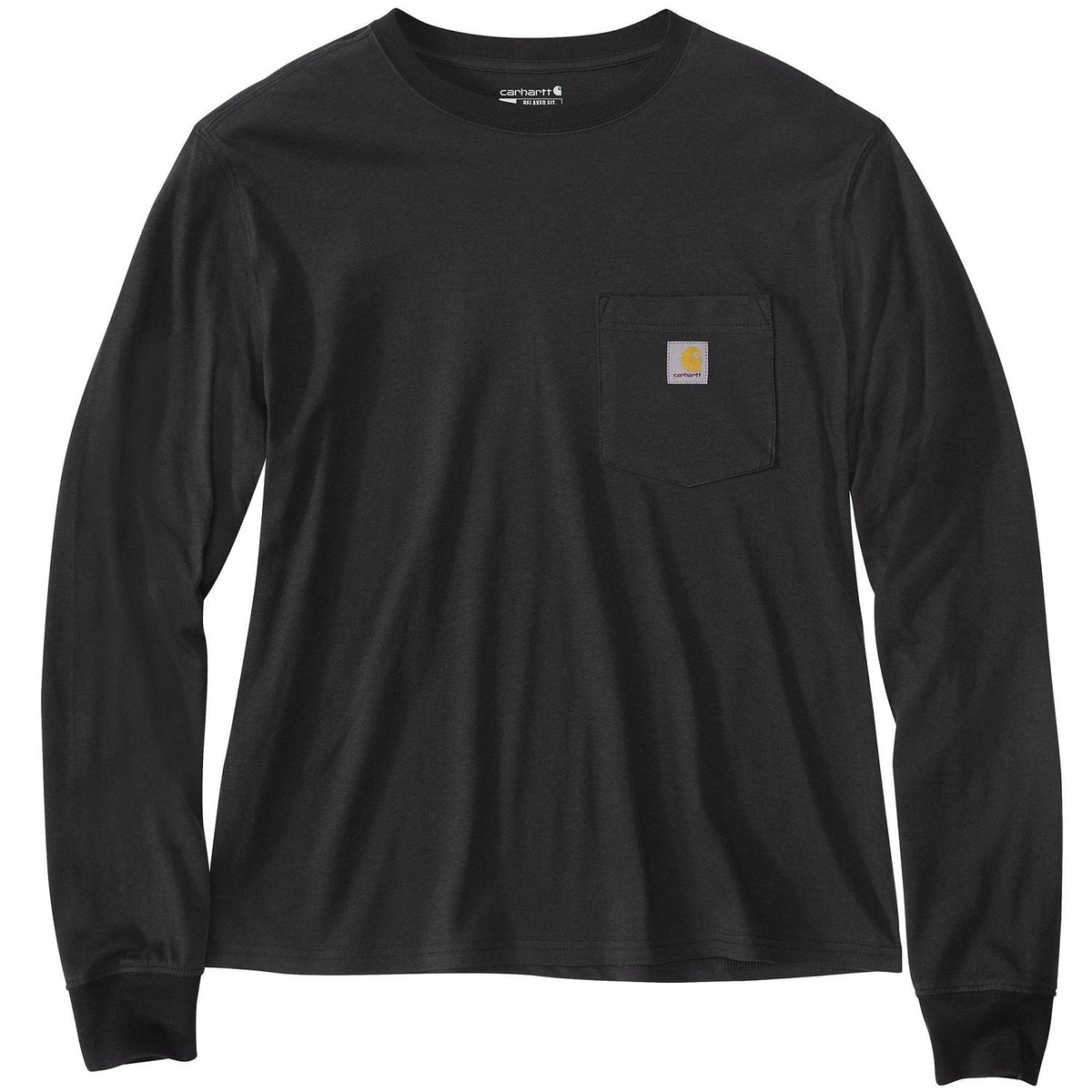 Carhartt Women's Tencel Loose Fit Lightweight Crewneck Pocket Long Sleeve T-Shirt Long Sleeve T-Shirts Carhartt