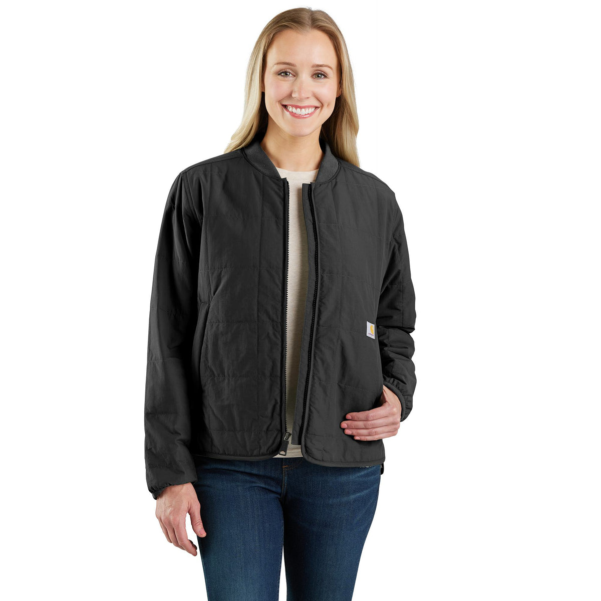Carhartt Women's Rain Defender® Rockford Insulated Jacket Jackets & Coats Carhartt Black 2XL Reg