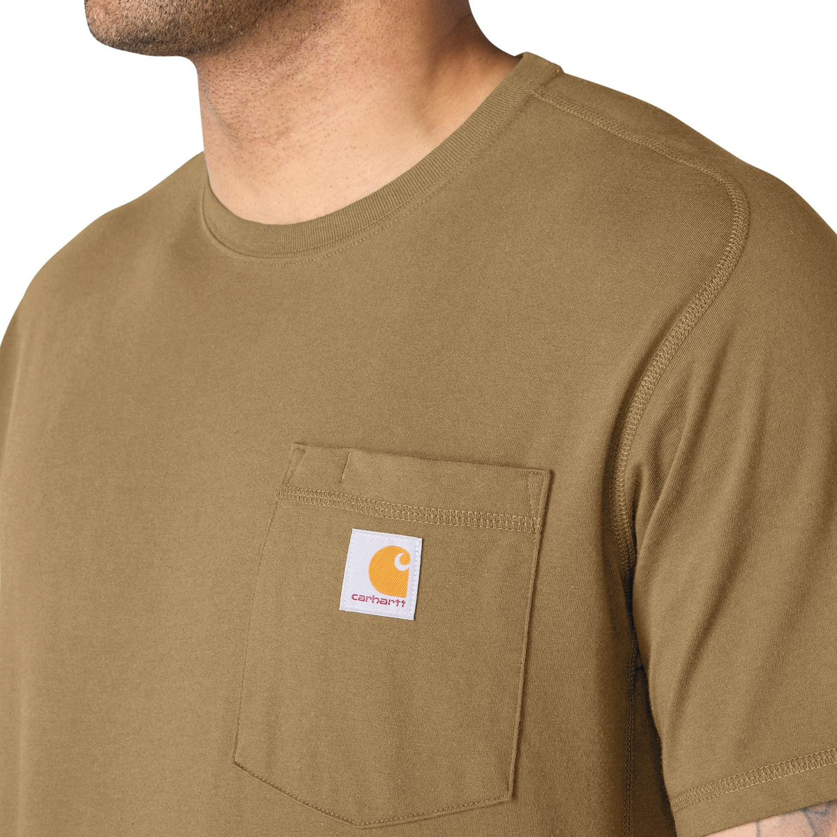 Carhartt Men's Force® Relaxed Fit Midweight Short Sleeve Pocket Tee T-Shirts Carhartt