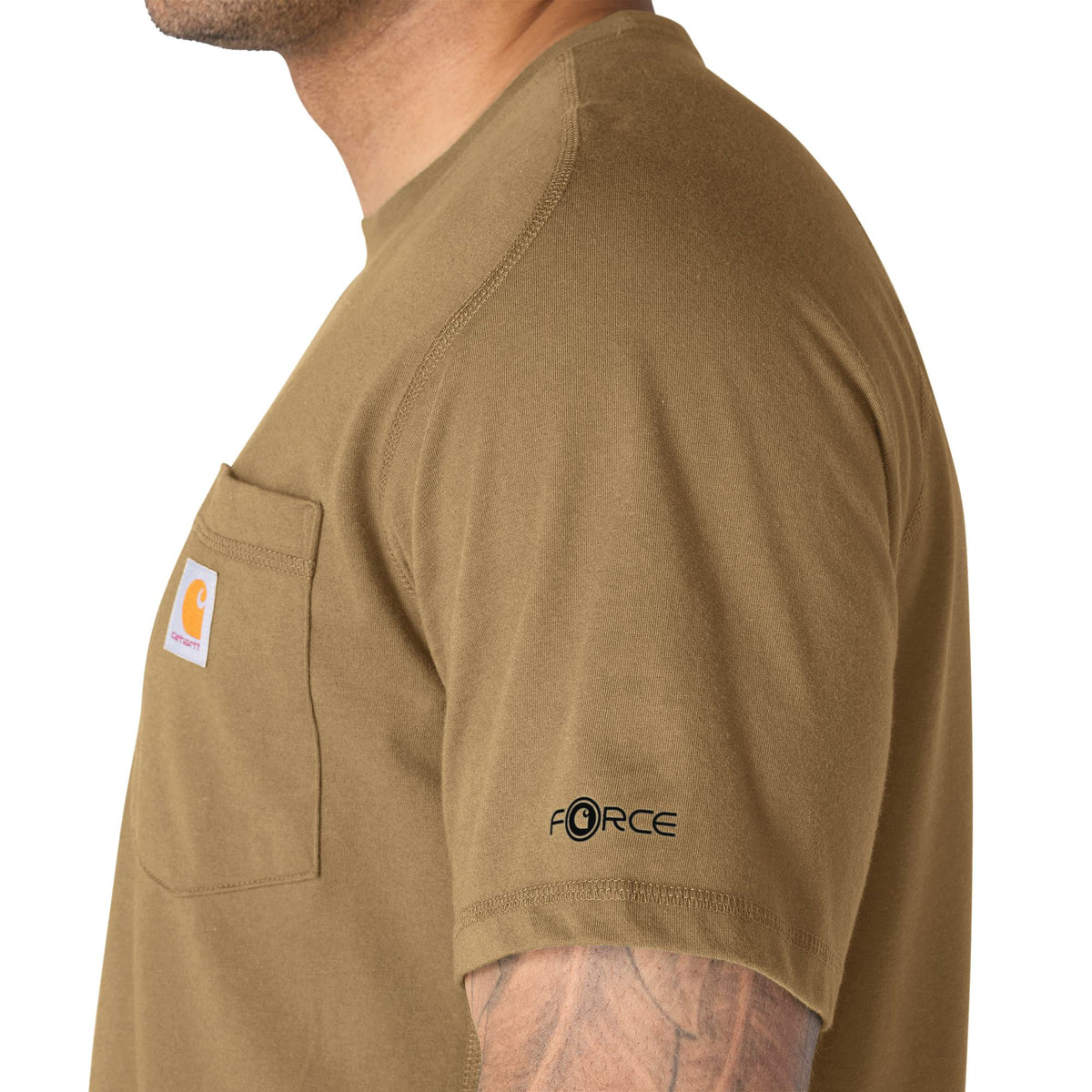 Carhartt Men's Force® Relaxed Fit Midweight Short Sleeve Pocket Tee T-Shirts Carhartt