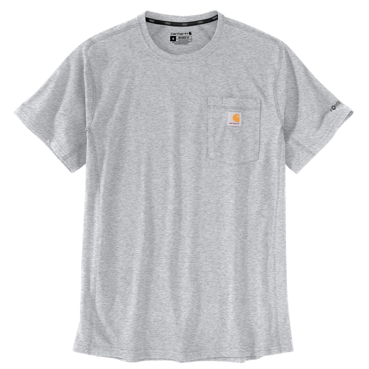 Carhartt Men's Force® Relaxed Fit Midweight Short Sleeve Pocket Tee T-Shirts Carhartt