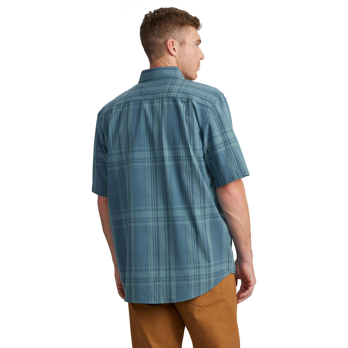 Carhartt Men's Loose Fit Midweight Button-Down Short Sleeve Work Shirt Work Shirts Carhartt