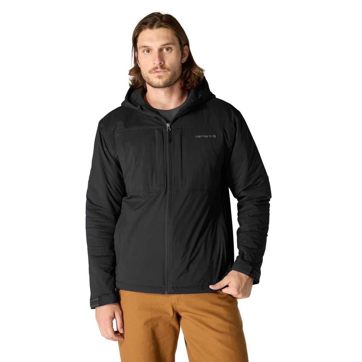 Carhartt Men's Rugged Flex Relaxed Fit Lightweight DWR Stretch Insulated Jacket