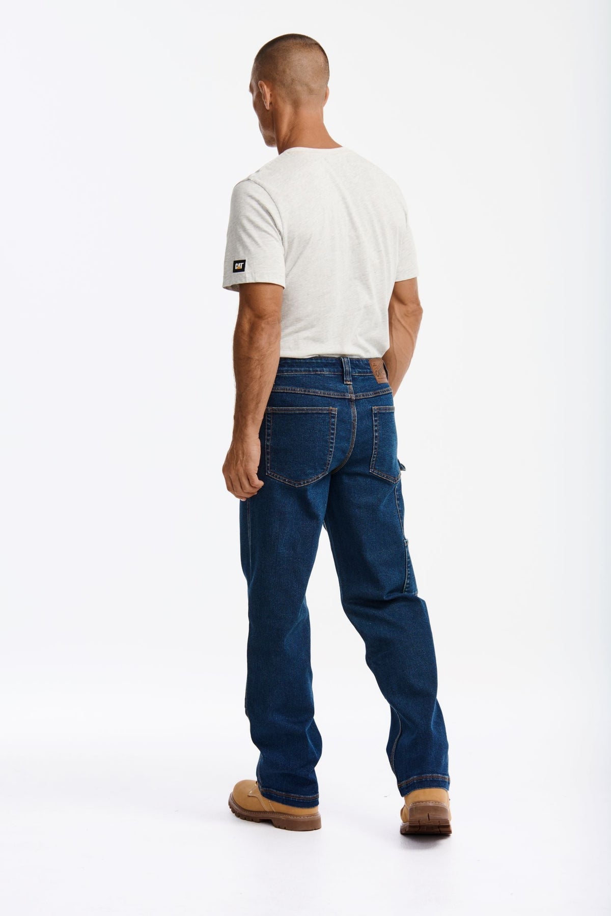 CAT Men's D3 Double Front Relaxed Fit Carpenter Jean Pants CAT