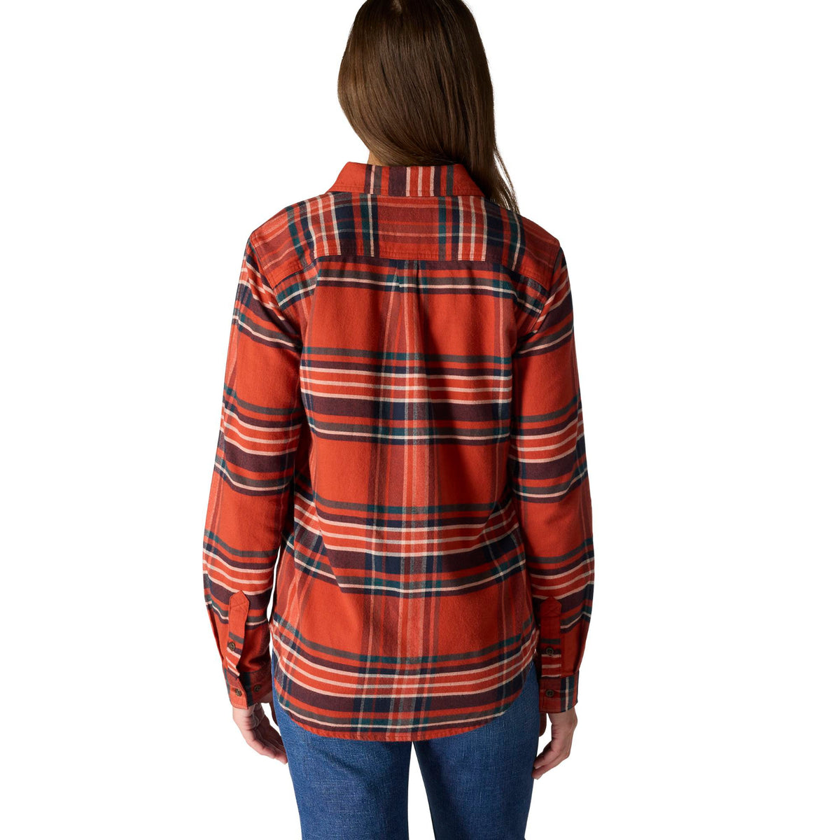 Carhartt Women's TENCEL™ Relaxed Fit Plaid Long Sleeve Work Shirt Work Shirts Carhartt