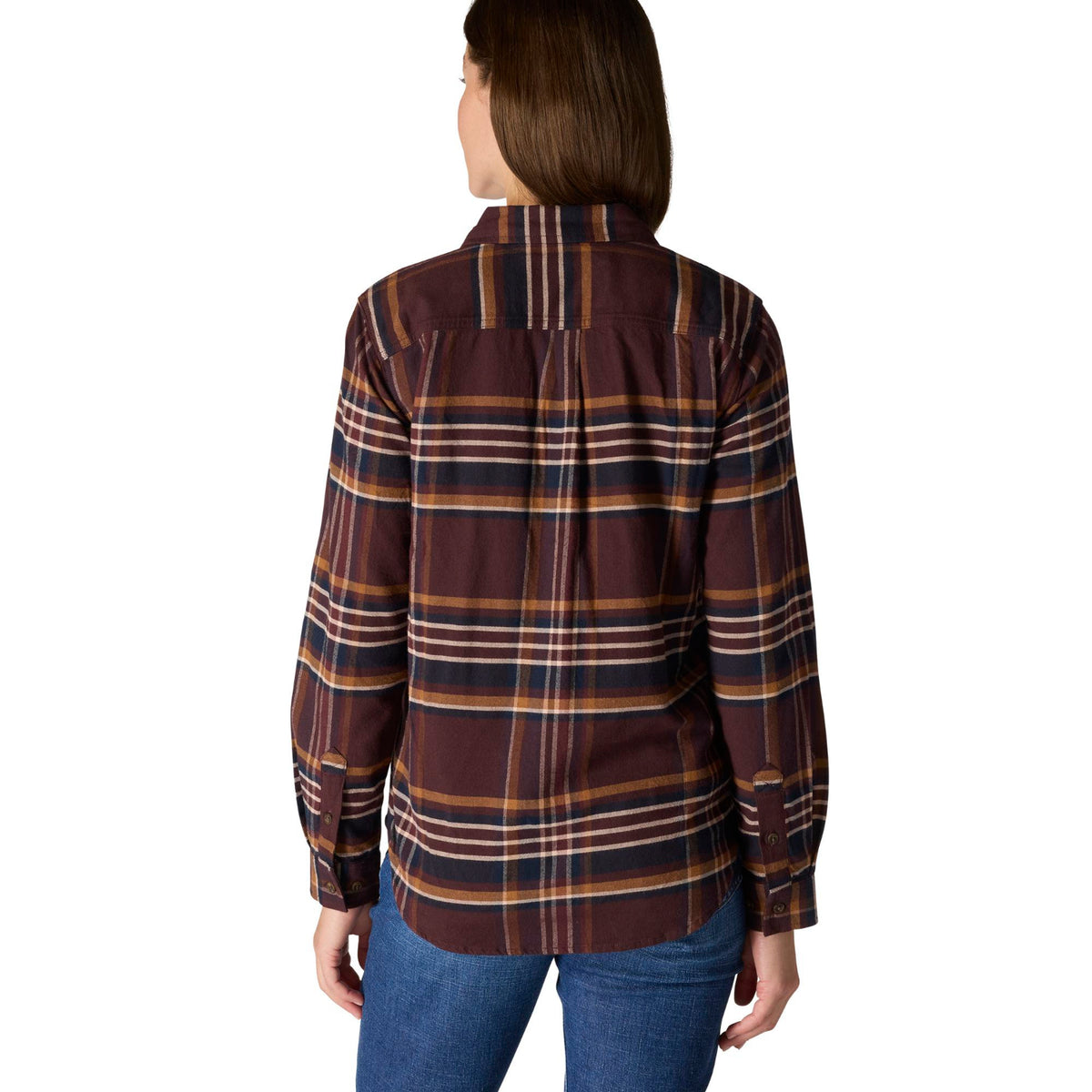 Carhartt Women's TENCEL™ Relaxed Fit Plaid Long Sleeve Work Shirt Work Shirts Carhartt