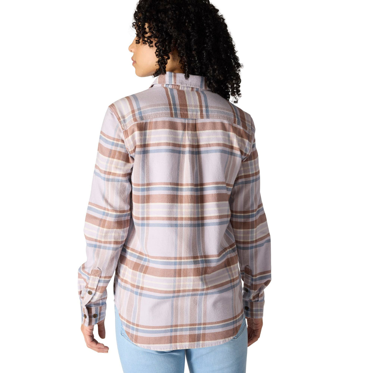 Carhartt Women's TENCEL™ Relaxed Fit Plaid Long Sleeve Work Shirt Work Shirts Carhartt