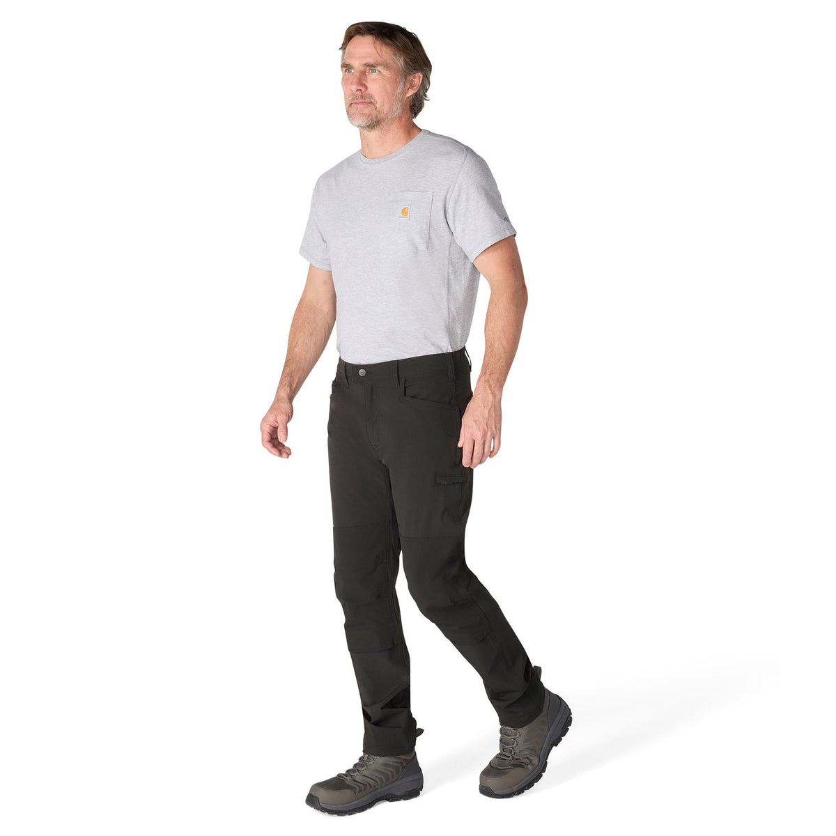 Carhartt Men's Relaxed Fit Tapered Steel Buffalo Double-Front Work Pant