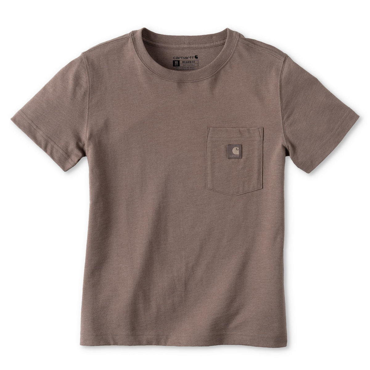 Carhartt Women's Relaxed Fit Lightweight Chest Pocket Short Sleeve T-Shirt T-Shirts Carhartt Stone Brown Heather 2XL Reg
