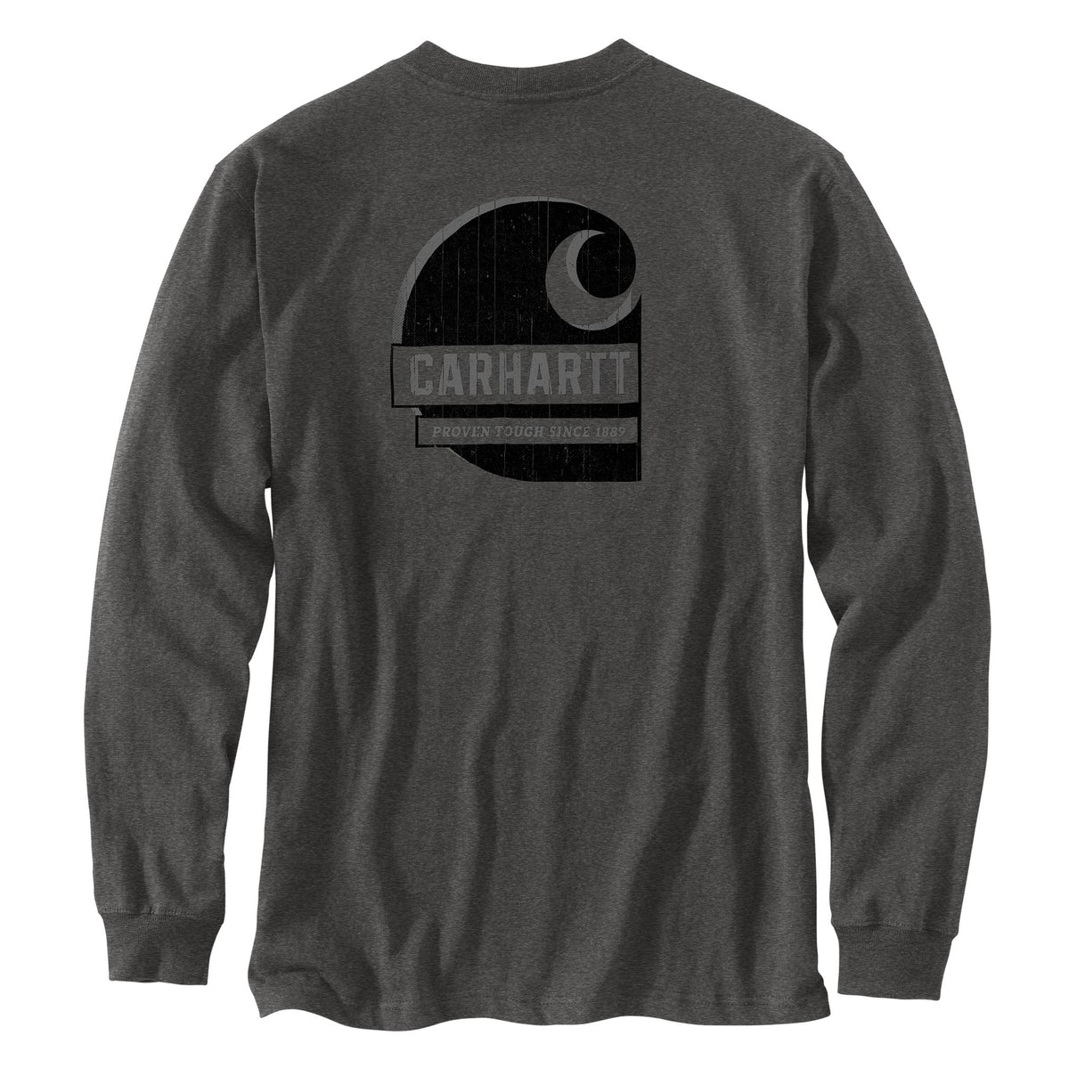 Carhartt Men's Irvine Tough C Graphic Relaxed Fit Pocket Long Sleeve T-Shirt