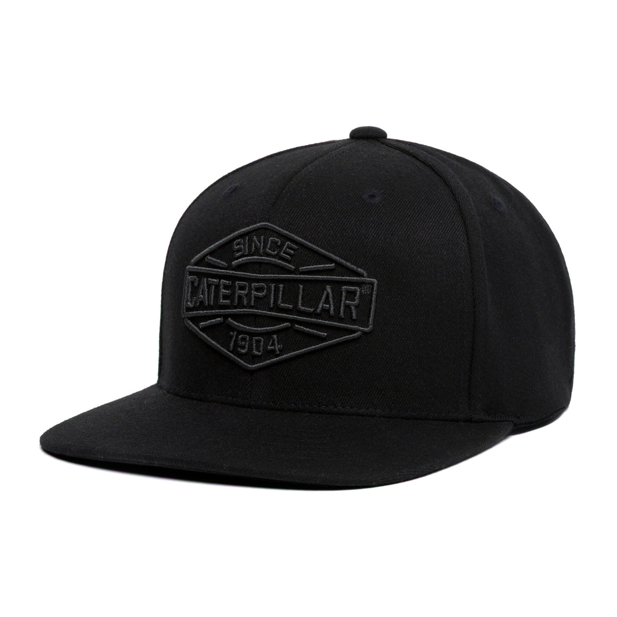 CAT Caterpillar 3D Logo Premium Flex Fit Cap Hats & Caps CAT Black OS
