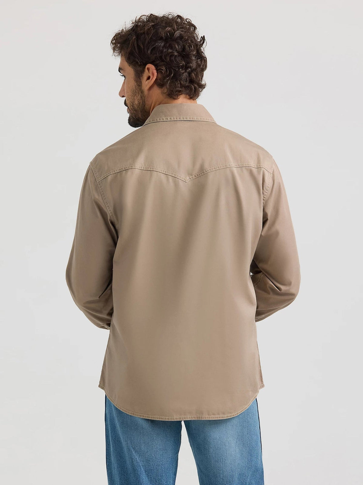 Wrangler Men's Retro® Premium Snap-Up Long Sleeve Work Shirt Work Shirts Wrangler