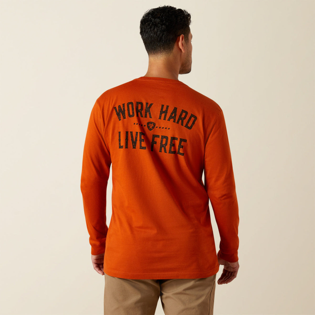 Ariat Men's Rebar® CottonStrong™ Graphic Long Sleeve Pocket T-Shirt Long Sleeve T-Shirts Ariat