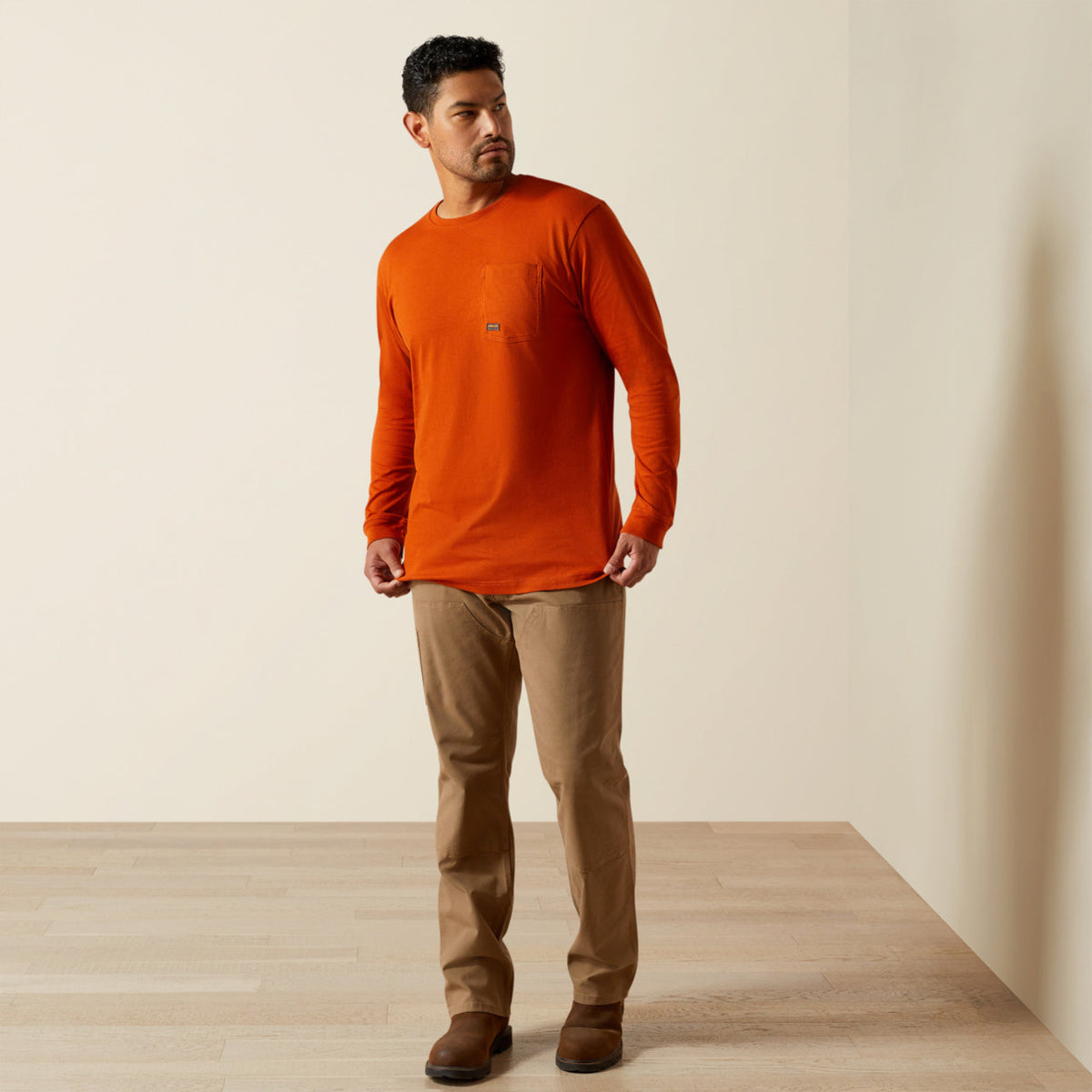 Ariat Men's Rebar® CottonStrong™ Graphic Long Sleeve Pocket T-Shirt Long Sleeve T-Shirts Ariat