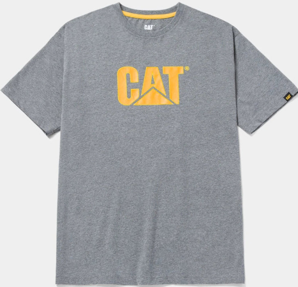 CAT Men's Trademark Short Sleeve T-Shirt T-Shirts CAT Dark Heather Grey 2XL Reg