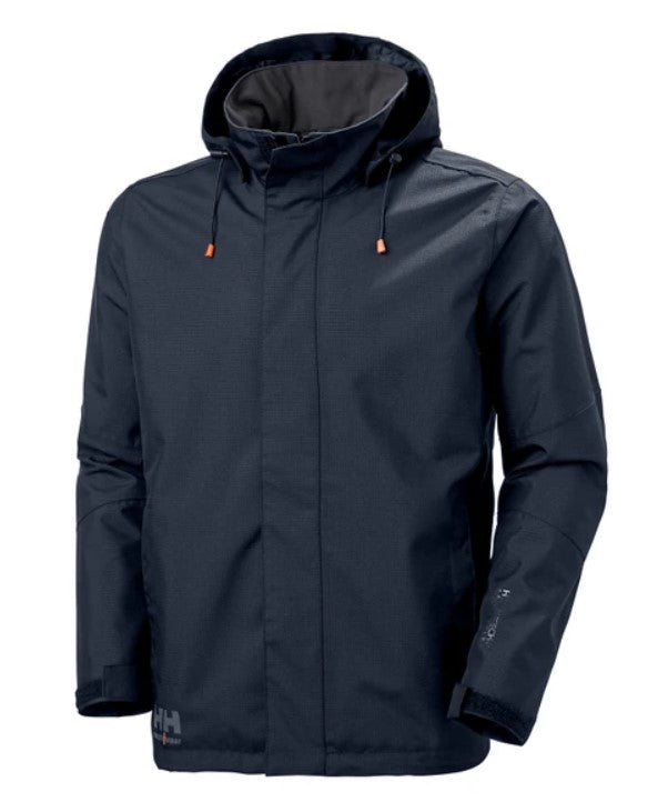 Helly Hansen Men's Oxford Waterproof Shell Jacket Rainwear Helly Hansen Navy 2XL Reg