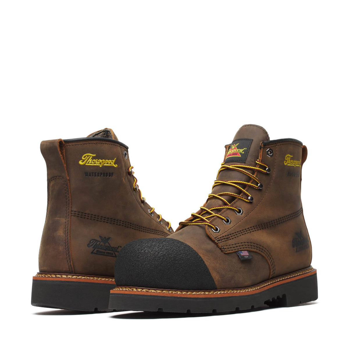 Thorogood Men's Hammerhead Waterproof 6" Nano Toe Work Boot Work Boots Thorogood