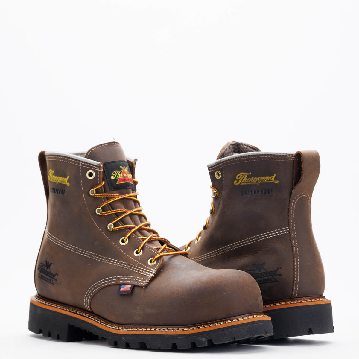 Thorogood Men's American Legacy 6" Waterproof EH Nano Comp Toe Boot Work Boots Thorogood