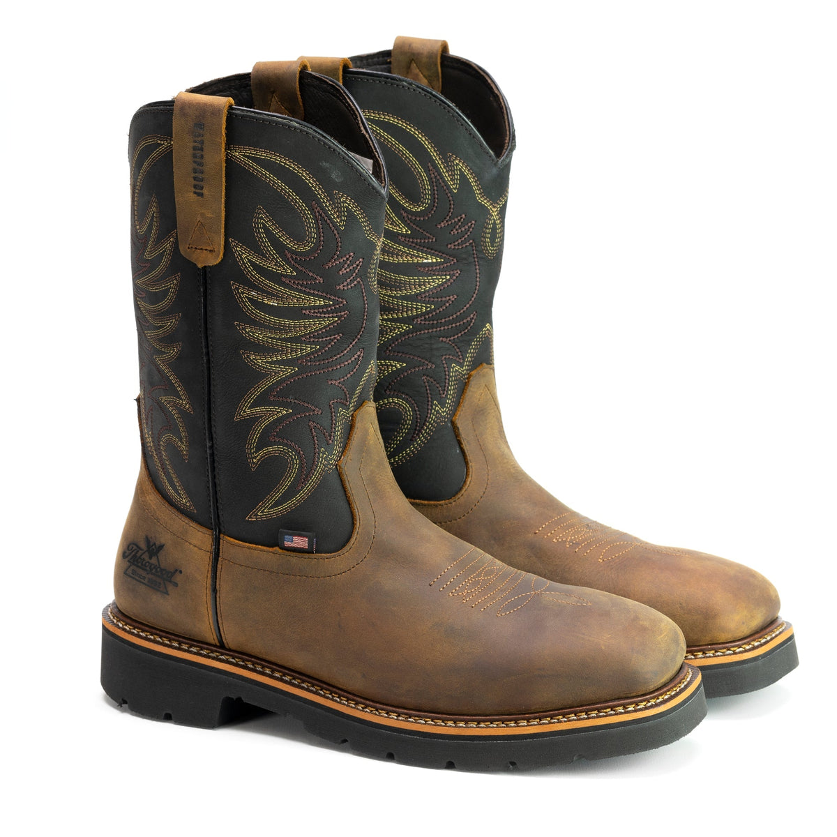 Thorogood Men's American Heritage 11" Waterproof Steel Toe Western Boot Western Boots Thorogood
