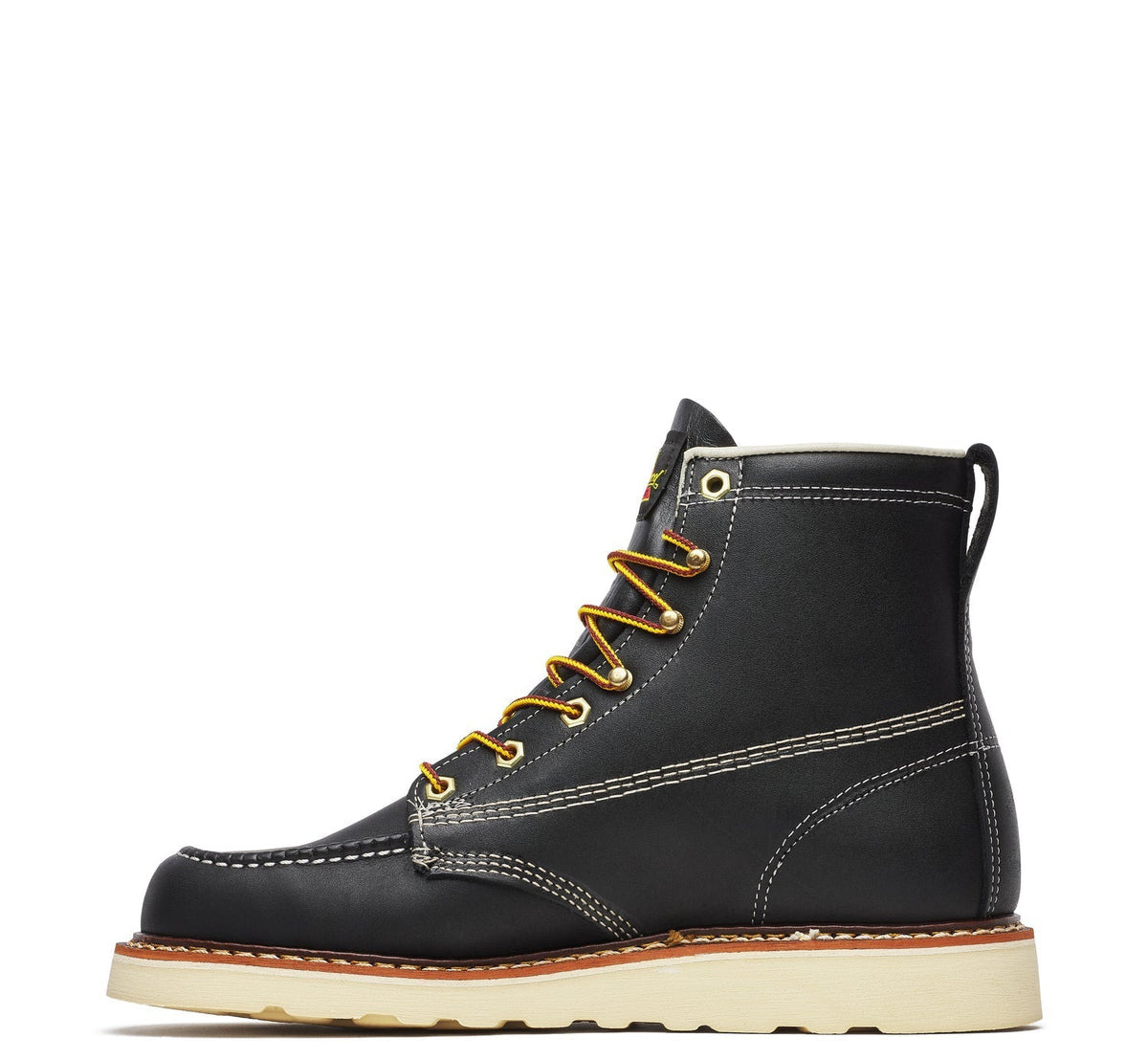 Thorogood Men's American Heritage MAXWear Wedge™ 6" Soft Toe Work Boot_Black Work Boots Thorogood