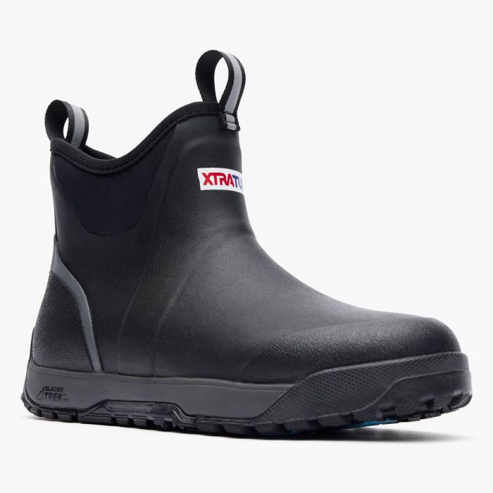 XTRATUF Men's Ankle Deck Boot Ice 6" Waterproof Rubber Boot - KO, pfas Rubber Boots XTRATUF