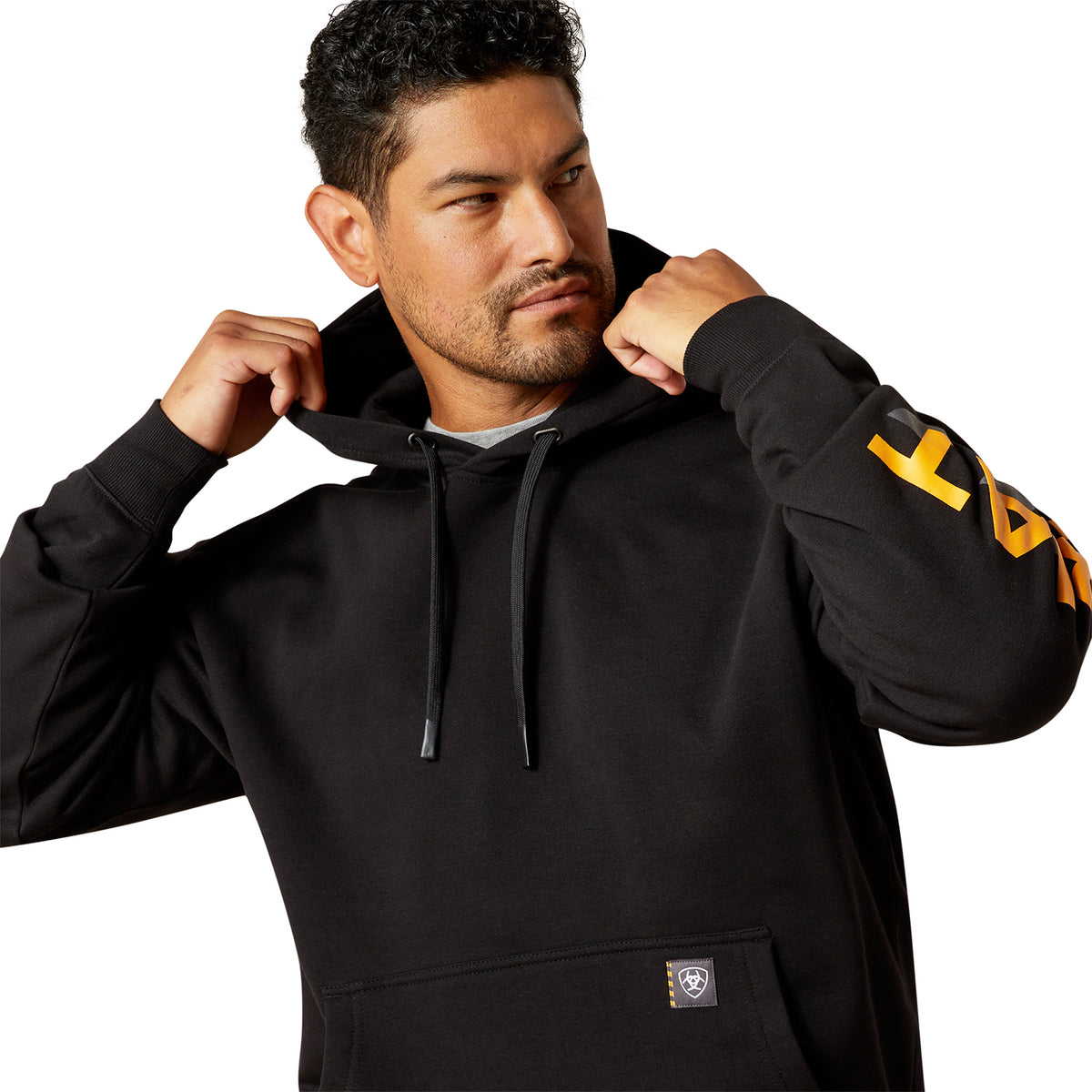 Ariat Men's Rebar Lightweight Logo Hoodie Sweatshirts & Hoodies Ariat
