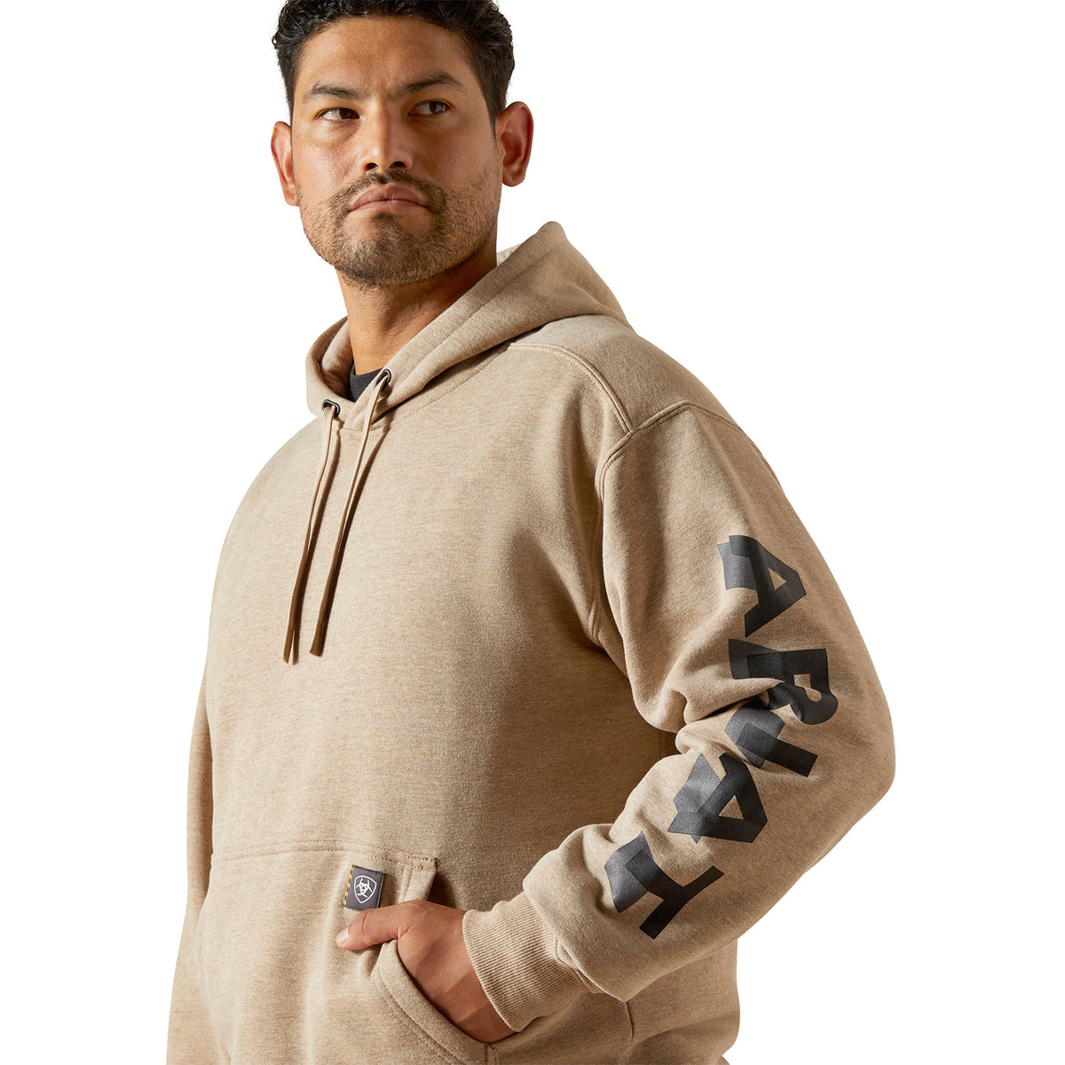 Ariat Men's Rebar Lightweight Logo Hoodie Sweatshirts & Hoodies Ariat