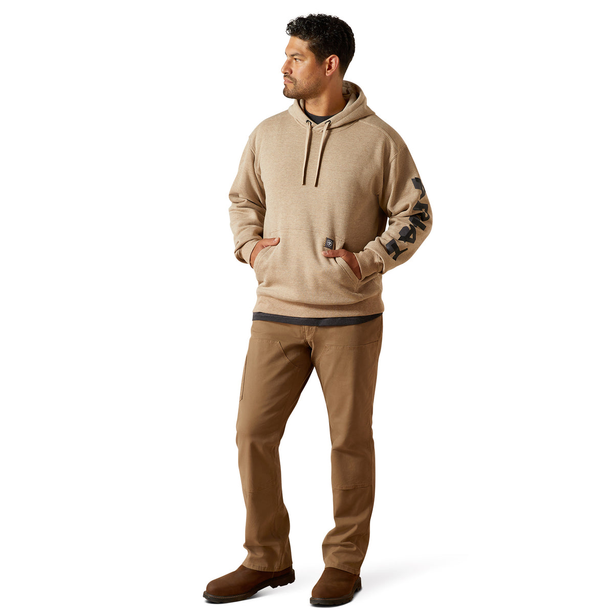 Ariat Men's Rebar Lightweight Logo Hoodie Sweatshirts & Hoodies Ariat