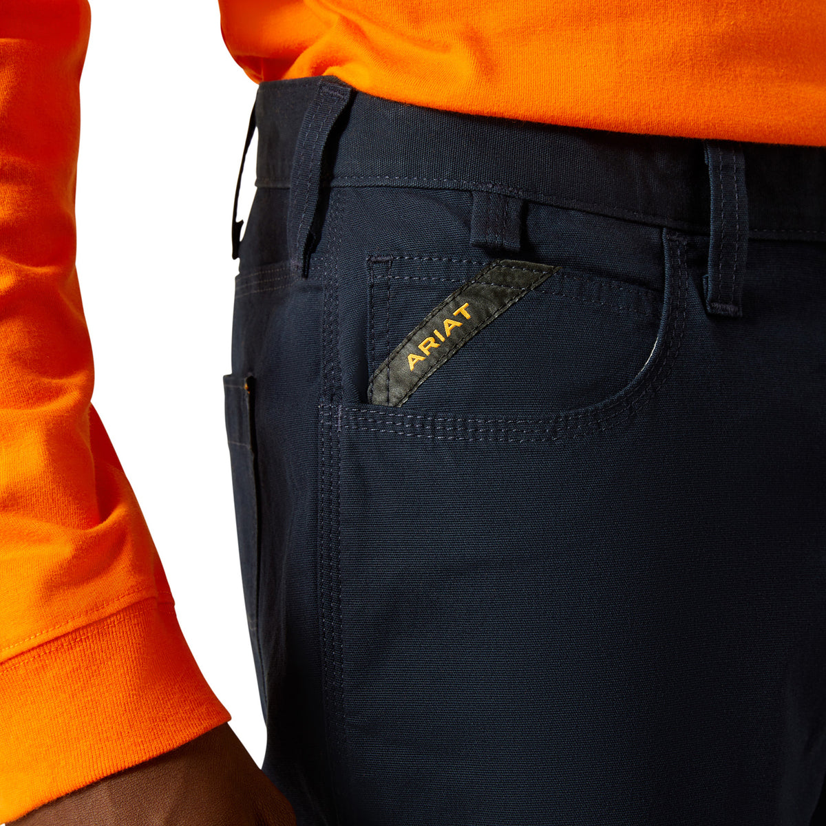 Ariat Men's Rebar M4 Low Rise DuraStretch Made Tough Stackable Straight Leg Pant Pants Ariat