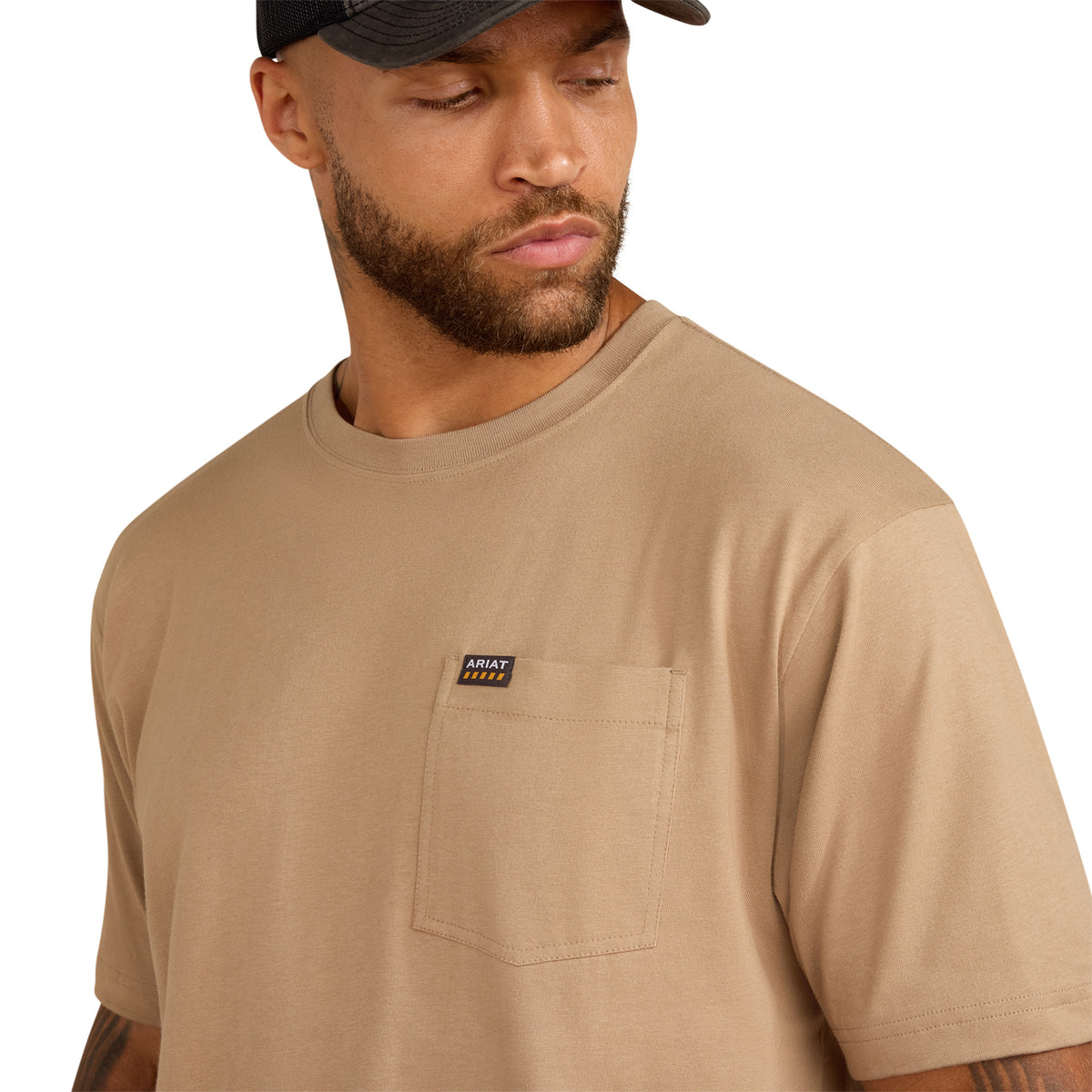 Ariat Men's Rebar Cotton Strong Standard Pocket T-Shirt T-Shirts Ariat