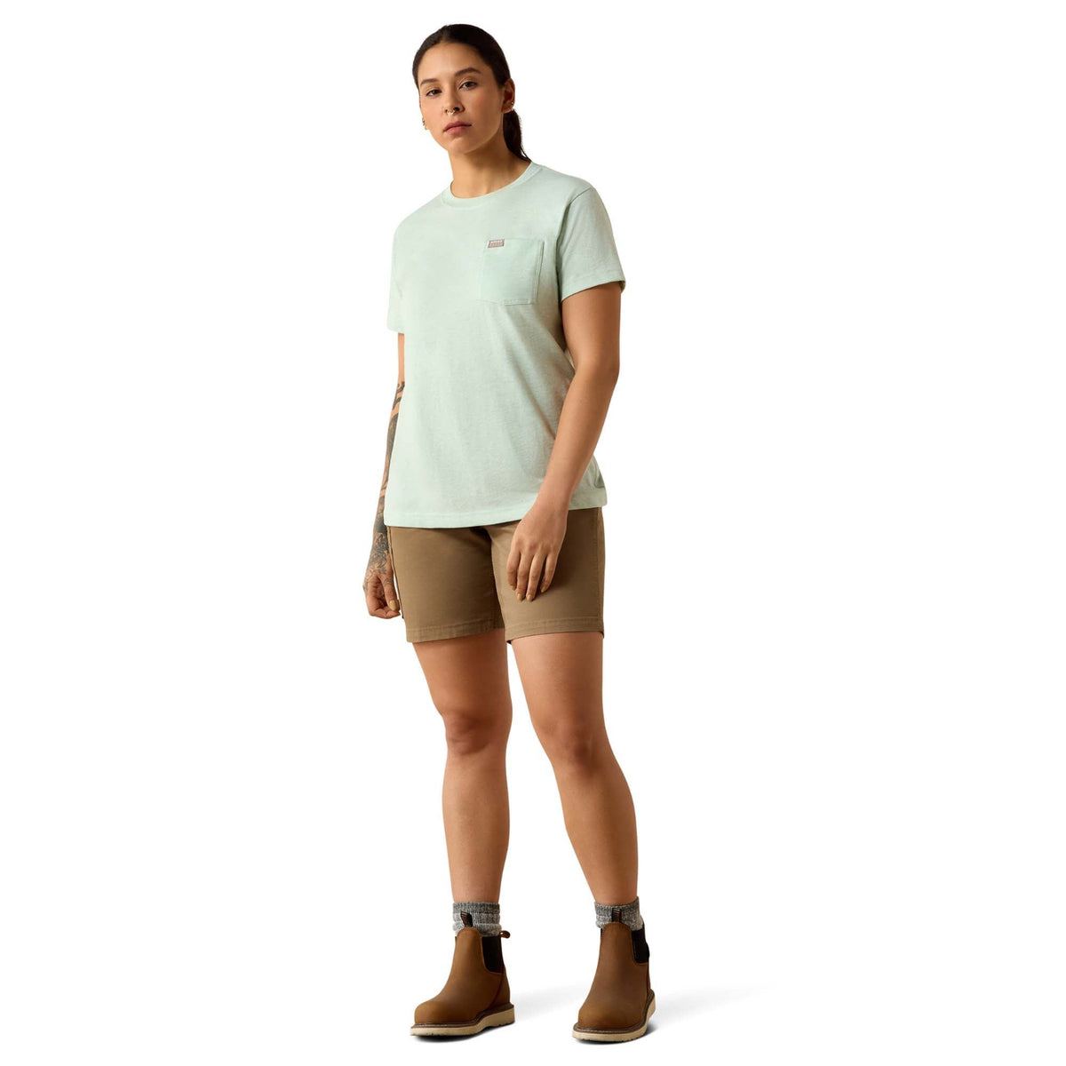 Ariat Women's Rebar Cotton Strong Space Dyed T-Shirt T-Shirts Ariat