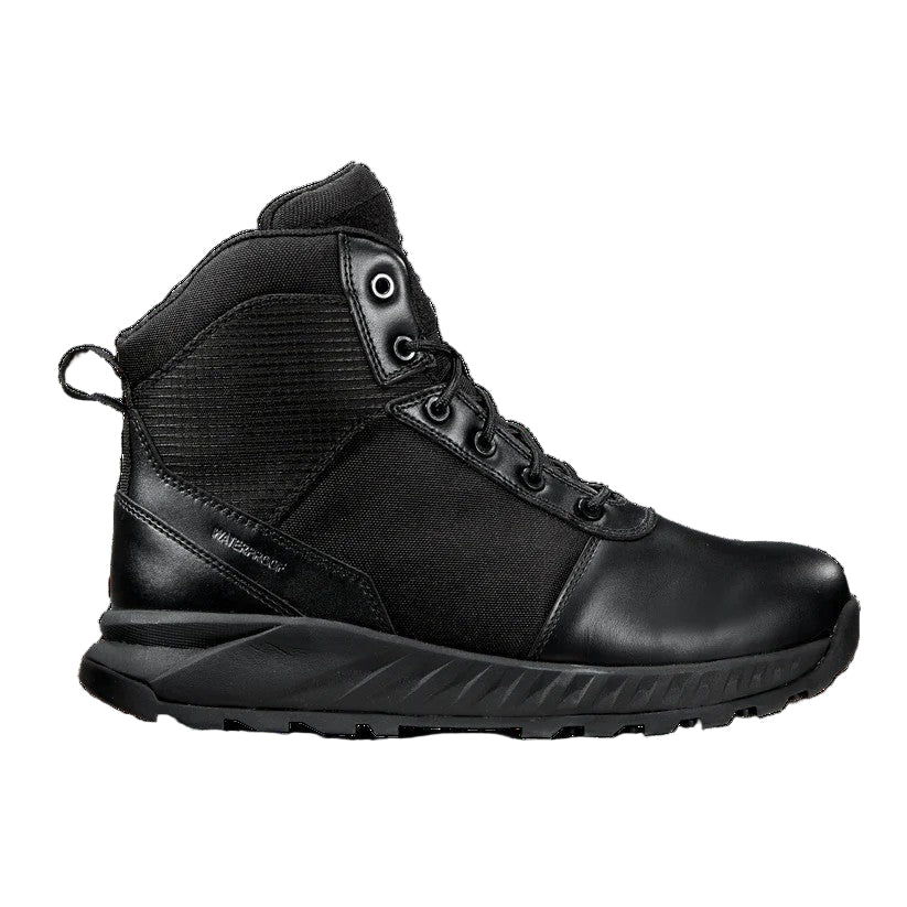 BD Protective Equipment Men's Side Zip 6" Waterproof Soft Toe Tactical Work Boot Work Boots BD Protective Equipment Black 10 M/W
