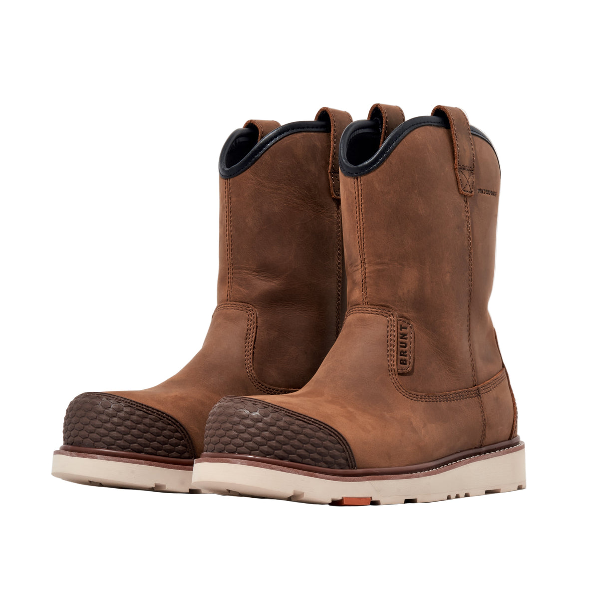 BRUNT Men's Bolduc BRUNT Toe Waterproof Work Boot Work Boots BRUNT