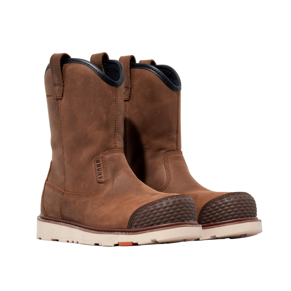BRUNT Men's Bolduc BRUNT Toe Waterproof Work Boot Work Boots BRUNT
