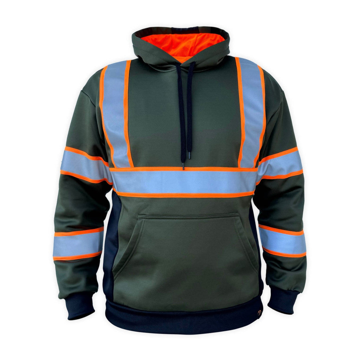 SafetyShirtz SS360 Enhanced Visibility Hooded Sweatshirt Sweatshirts & Hoodies SafetyShirtz Green 2XL Reg