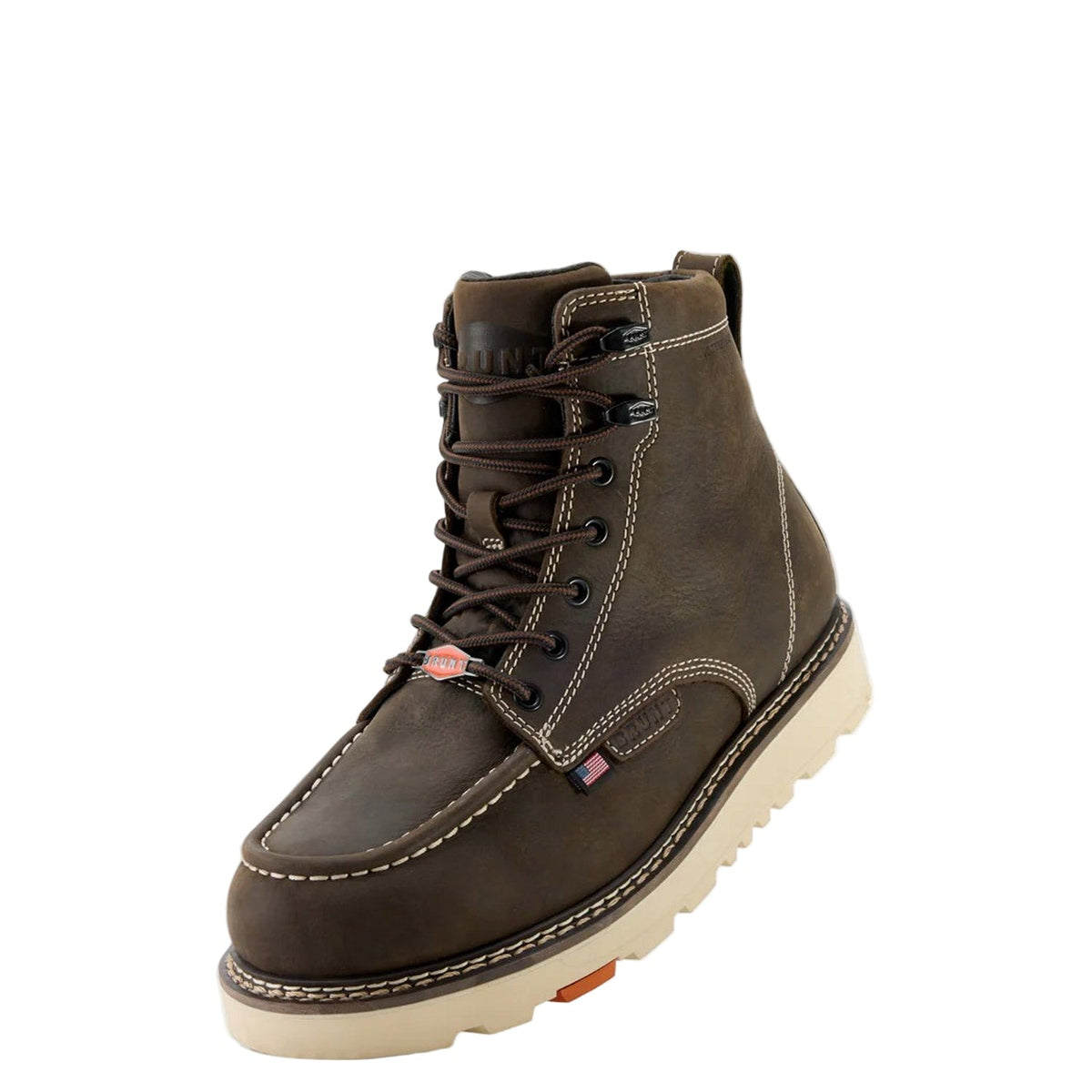 BRUNT Men's Marin USA Welted 6" Waterproof Comp Toe Work Boot Work Boots BRUNT