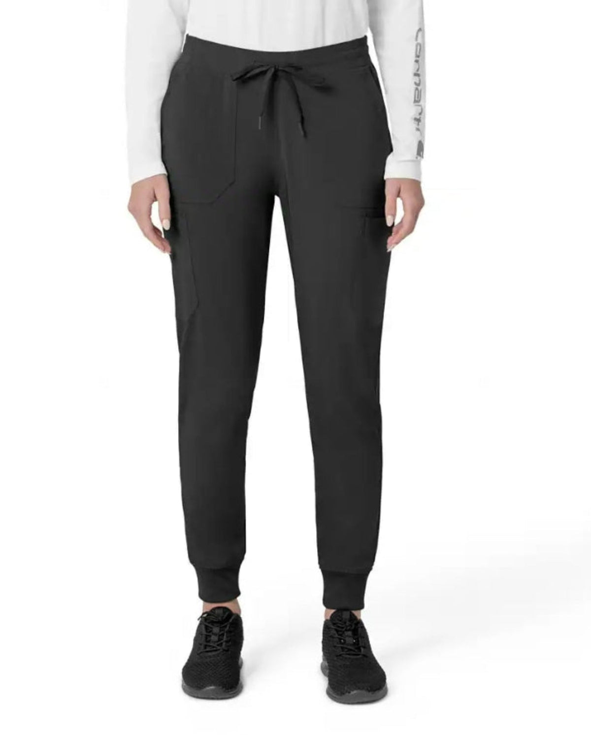 Carhartt Women's Force Cross Flex Jogger Scrub Pant Pants Carhartt Black 2XL Petite