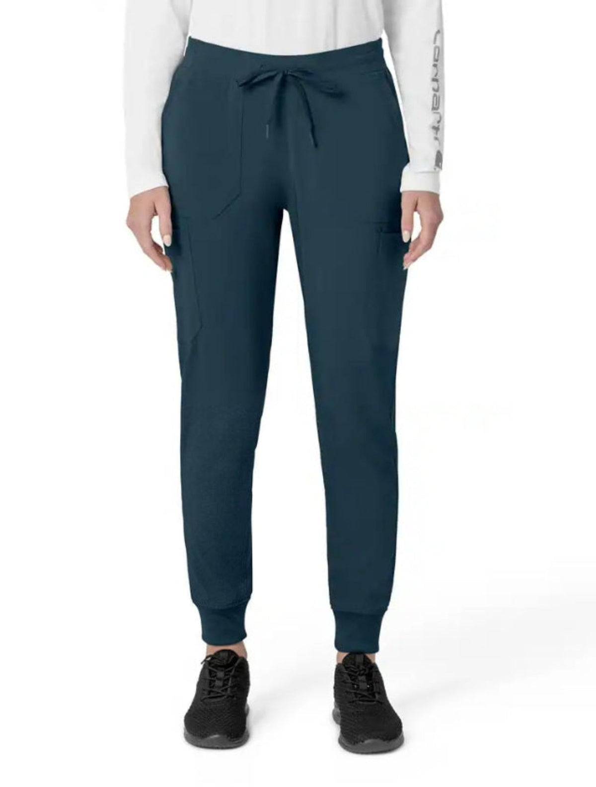 Carhartt Women's Force Cross Flex Jogger Scrub Pant Pants Carhartt Navy 2XL Petite