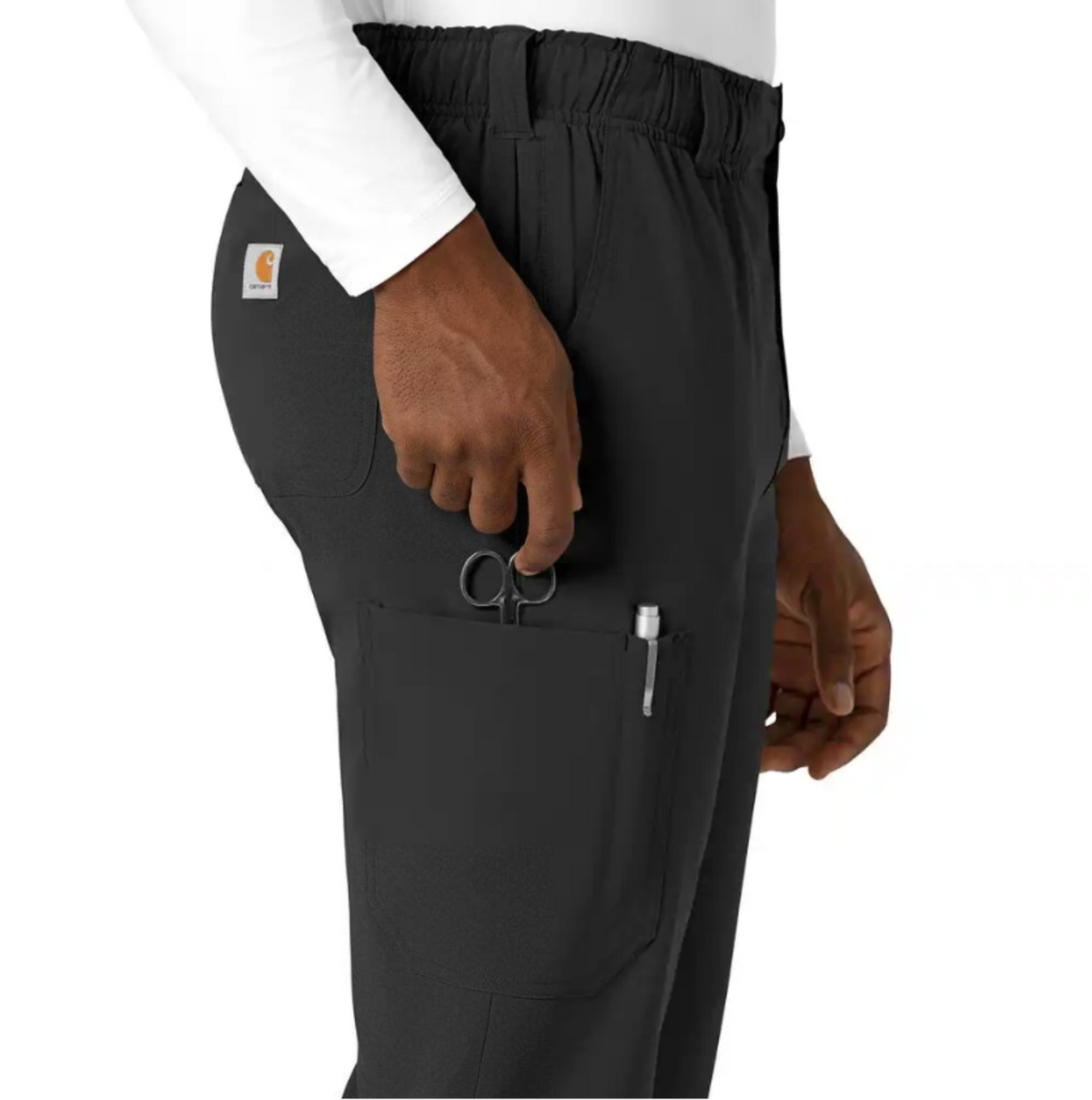 Carhartt Men's Force Cross Flex Straight Leg Scrub Pant Scrubs Carhartt