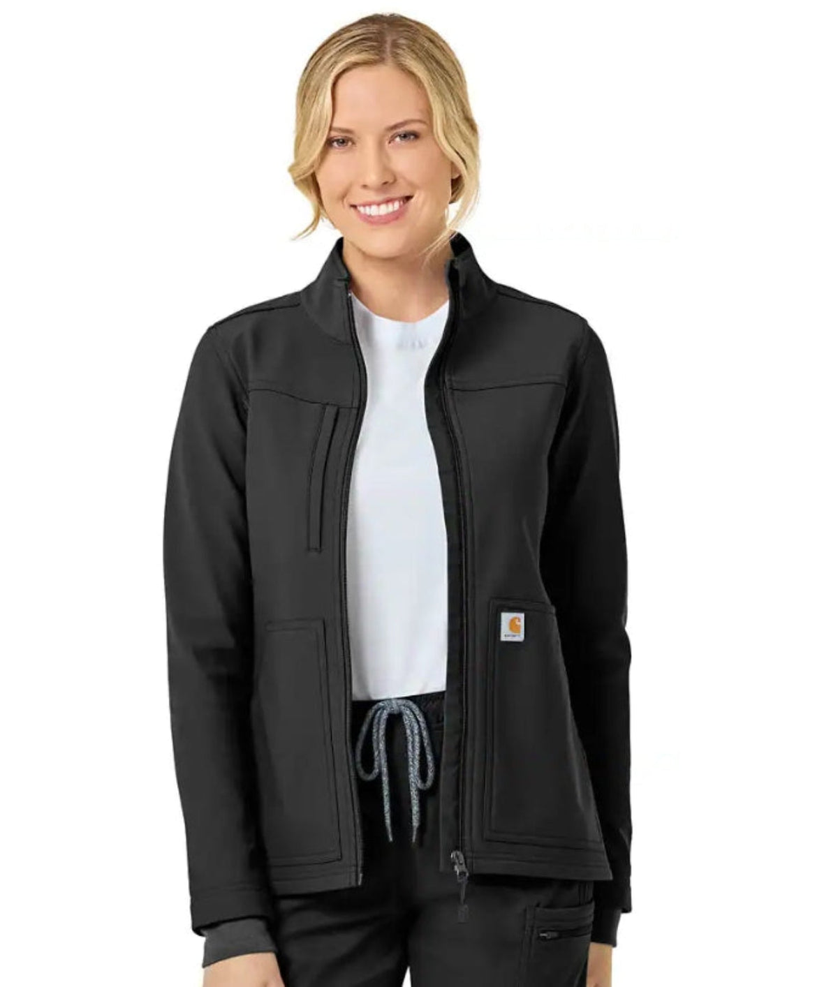 Carhartt Women's Rugged Flex Bonded Fleece Jacket Jackets & Coats Carhartt Black 2XL Reg