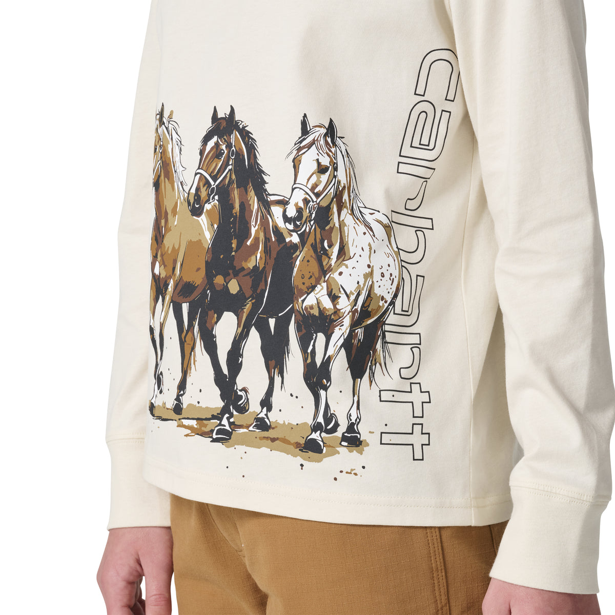 Carhartt Kids' Wild Horses Graphic Long Sleeve T-Shirt Long Sleeve T-Shirts Carhartt