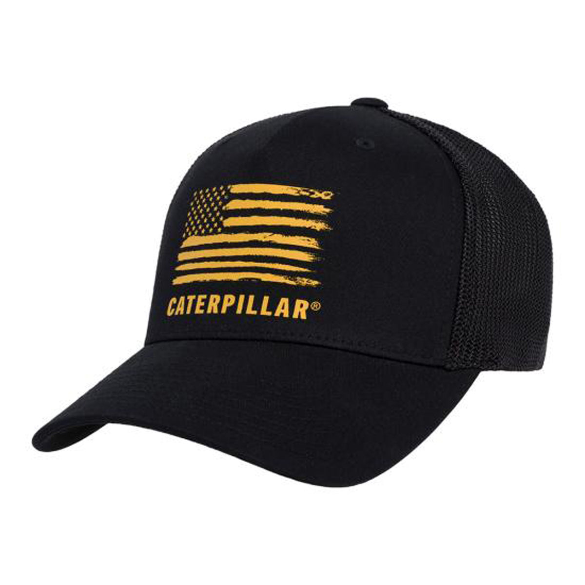 CAT Flag Flexfit 110 Cap Hats & Caps CAT Black OS
