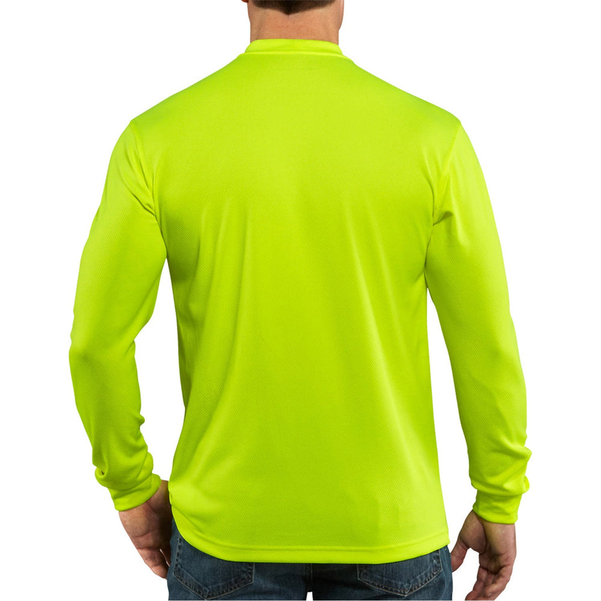 Carhartt Men's Force Color Enhanced Hi-Vis Long Sleeve T-Shirt Long Sleeve T-Shirts Carhartt